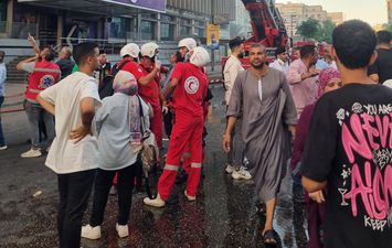 حريق سنترال رمسيس 