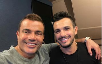 عمرو دياب وأحمد إبراهيم 