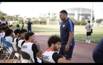 آدم كايد في مران الزمالك 