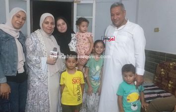 الطالبة إنجي أحمدين، الثانية على محافظة كفر الشيخ بالدبلومات الفنية وأسرتها