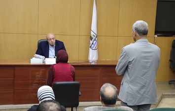 اللقاء الأسبوعى لمحافظ بنى سويف مع المواطنين 