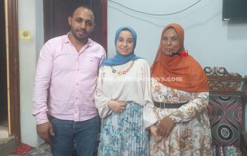 بسمة السرحي، الرابعة على كفر الشيخ بالدبلومات الفنية وأسرتها 