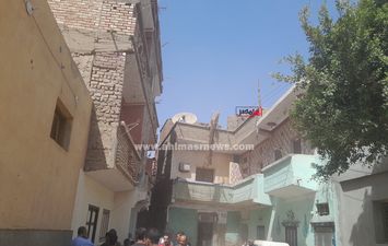 جانب من الحريق