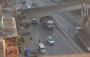سقوط كوبري المشاة 