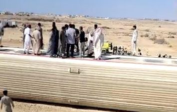 انقلاب قطار بمطروح