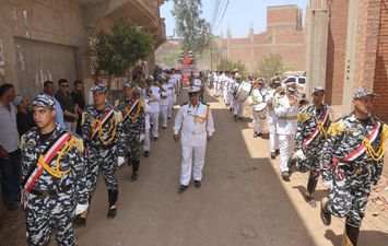 تشييع جثمان الرائد أحمد حافظ 