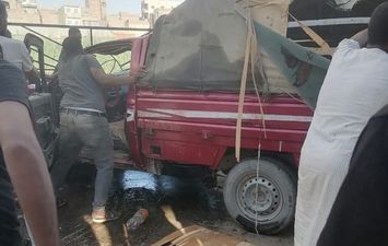 جانب من الحادث 