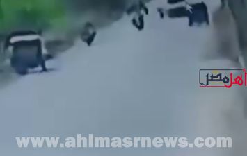 لحظة وقوع الحادث 