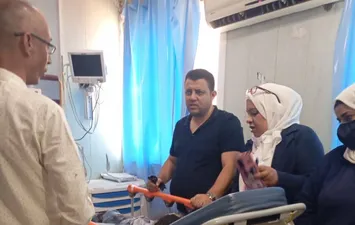 مصابى حادث طريق بنى سويف 
