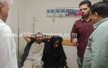 مصابي حادث العقار المنهار بطهطا