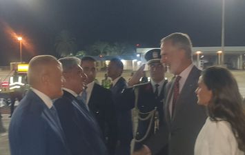 ملك إسبانيا وزوجته 