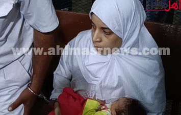 المتهمة في إنهاء حياة زوجها واطفالة بالمنيا 