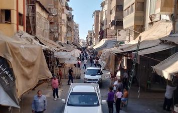 بعد الحريق ..حملة مكبرة بمنطقة الحميدى ببورسعيد 