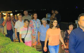 جانب من الزيارة 
