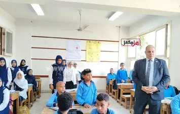 اثناء الجولة الميدانية 