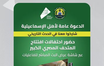الاماكن المخصصة لمشاهدة احتفالات المتحف المصري