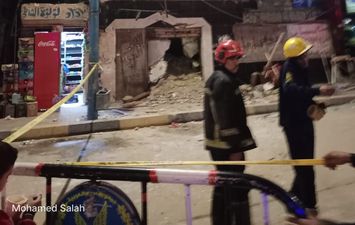 انهيار عقار قديم في العصافرة