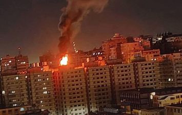 حريق عمارات الشباب 