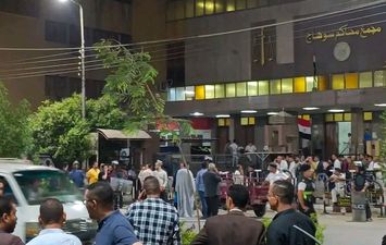 مجمع محاكم سوهاج في استقبال المرشحين