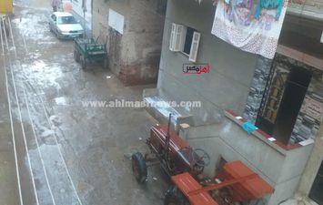 هطول أمطار بكفر الشيخ 