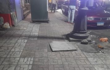 سقوط شخص من الطابق الـ 12