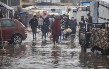 الأمطار في غزة 