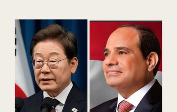 الرئيس السيسي ونظيره الكوري 