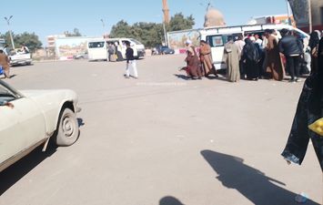 أزمة المواصلات في دار السلام بسوهاج 