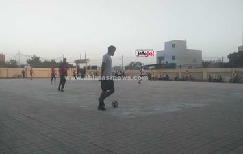 أهالي قرية محلة دياي بكفر الشيخ ينظمون بطولة كرة قدم خيرية