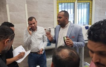 اثناء الجولة التفقدية 