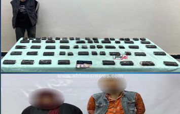 المتهمين والمضبوطات 