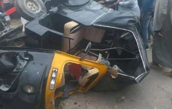 جانب من الحادث 