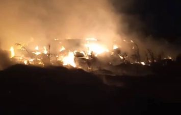 جانب من الحرائق 