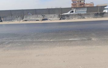 جانب من الطريق