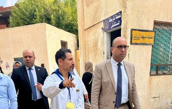 زيارة الدكتور محمد بدران مستشفى برج العرب