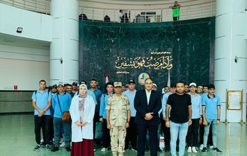 طلاب التربية العسكرية بجامعة كفر الشيخ يواصلون مسيرة العطاء بالتبرع بالدم دعمًا للمستشفى الجامعي