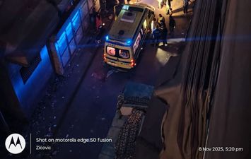 وفاة شاب سقط به ونش لتحميل الأثاث ببورسعيد