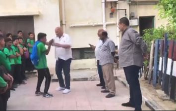 معلم يصفع طالب في الإسكندرية