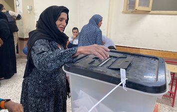 جانب من الانتخابات بالمنيا 