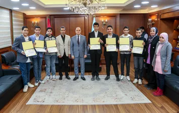 جانب من التكريم 