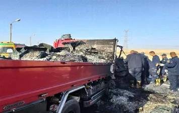 جانب من الحادث 