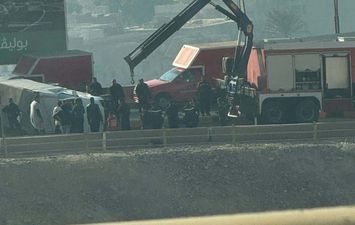 جانب من الحادث 