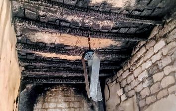 جانب من الحريق 