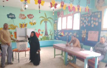 جانب من انتخابات النواب في سوهاج 