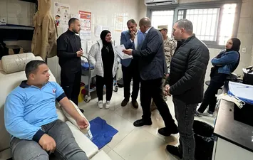 جانب من حملة التبرع بالدم 