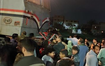 حادث قطار منوف بنها 