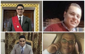 ضحايا حادث صحراوي المنيا 