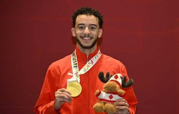 محمد السيد لاعب منتخب مصر للسلاح 