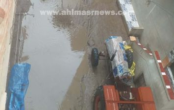 هطول أمطار غزيرة على كفر الشيخ 