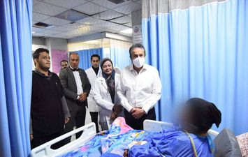 وزير الصحة بمستشفى الواسطى المركزى 